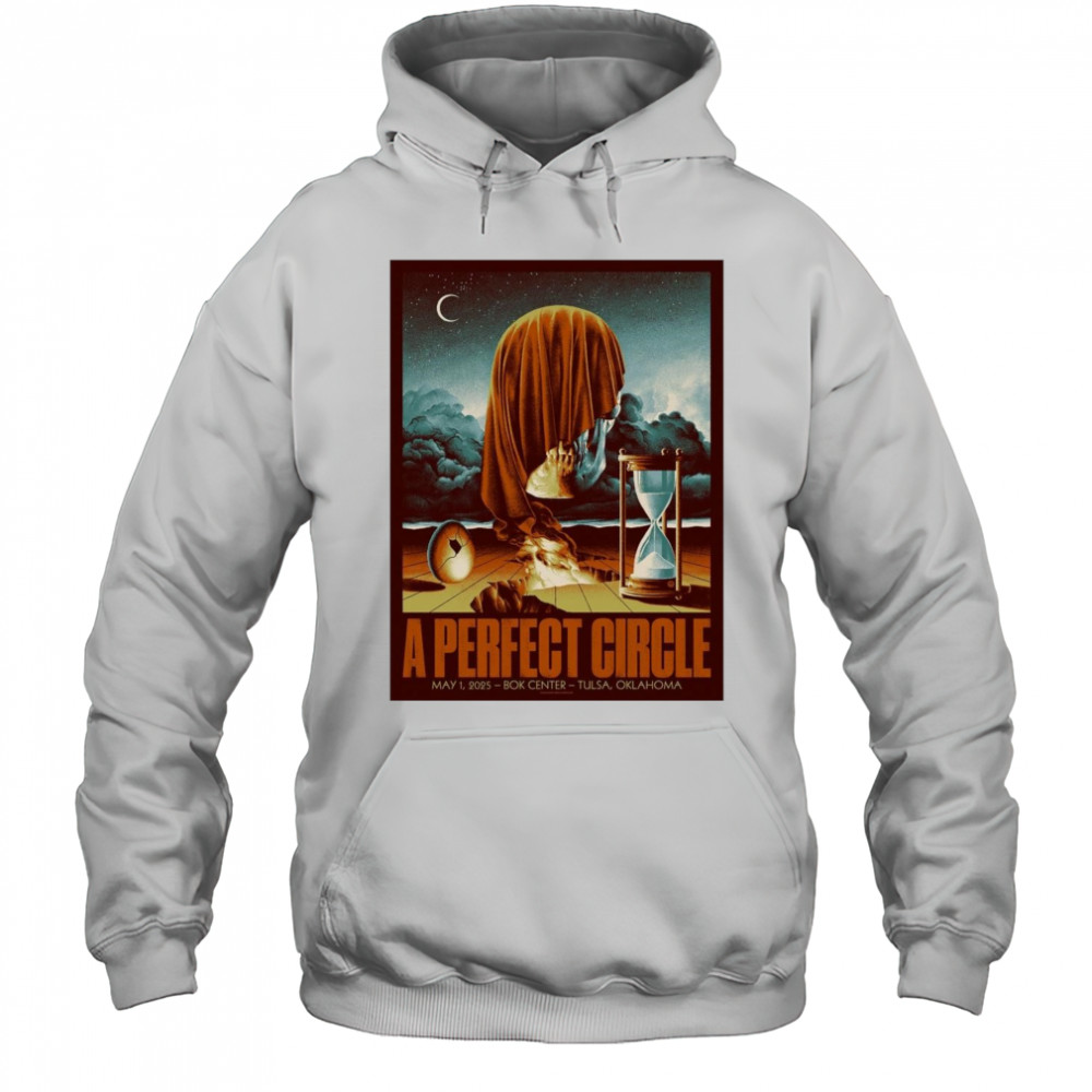 A Perfect Circle Мау 1 2025 Bok Center Tulsa Oklahoma Poster Graphic t-shirt Hoodie