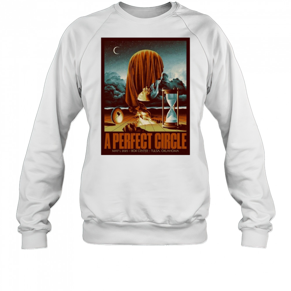 A Perfect Circle Мау 1 2025 Bok Center Tulsa Oklahoma Poster Graphic t-shirt Sweatshirt