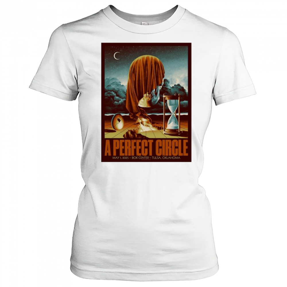 A Perfect Circle Мау 1 2025 Bok Center Tulsa Oklahoma Poster Graphic t-shirt Women's T-shirt