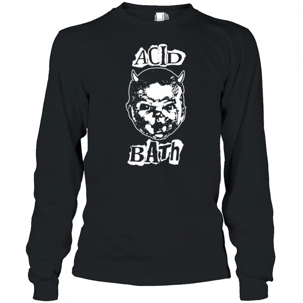 Acid Bath Devil Baby T-shirt Long Sleeved