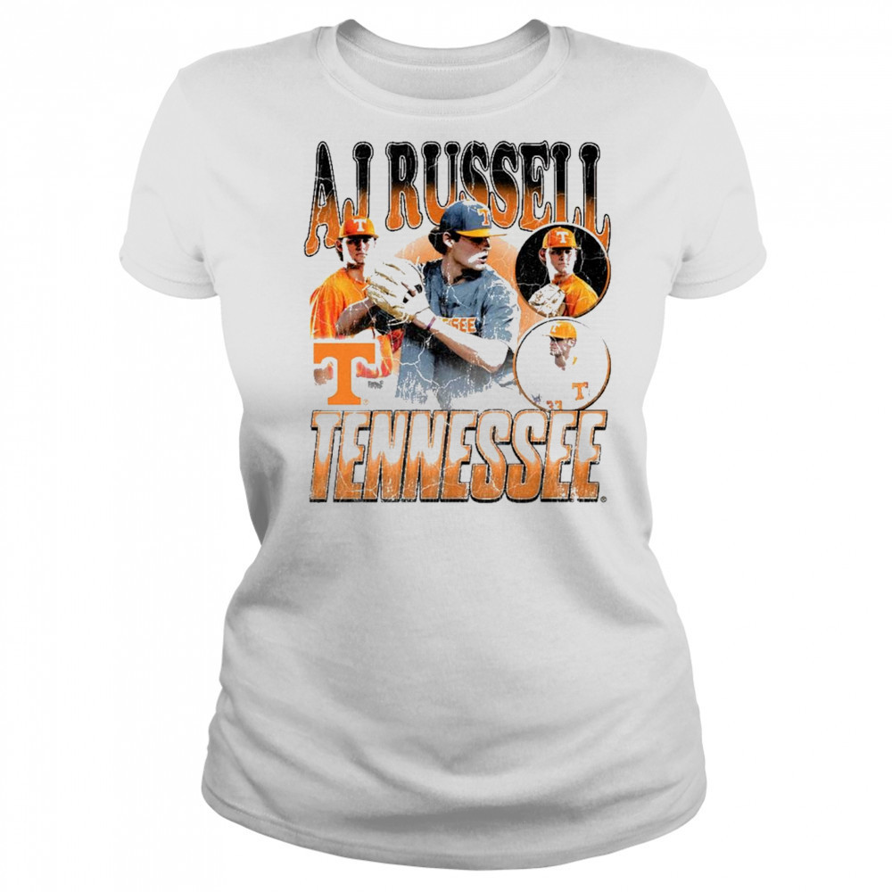 AJ Russell Tennessee Vols Baseball NCAA Division I 2025 90s Graphic t-shirt Women's T-shirt