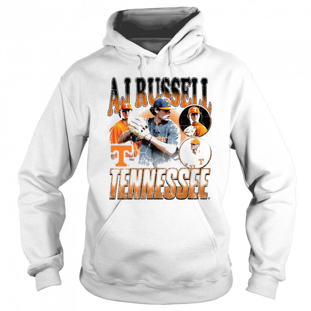 AJ Russell Tennessee Vols Baseball NCAA Division I 2025 90s Graphic t-shirt Sweatshirt