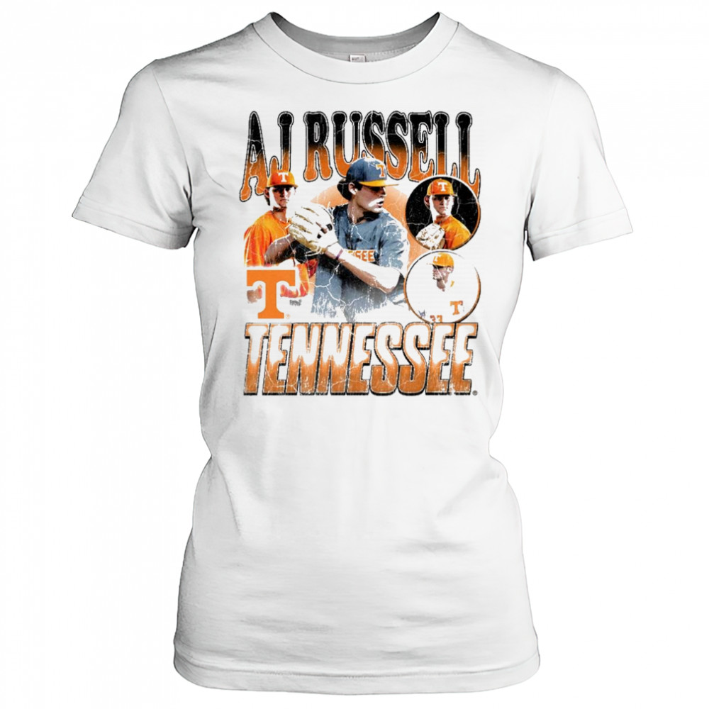 AJ Russell Tennessee Vols Baseball NCAA Division I 2025 90s Graphic t-shirt Women's T-shirt
