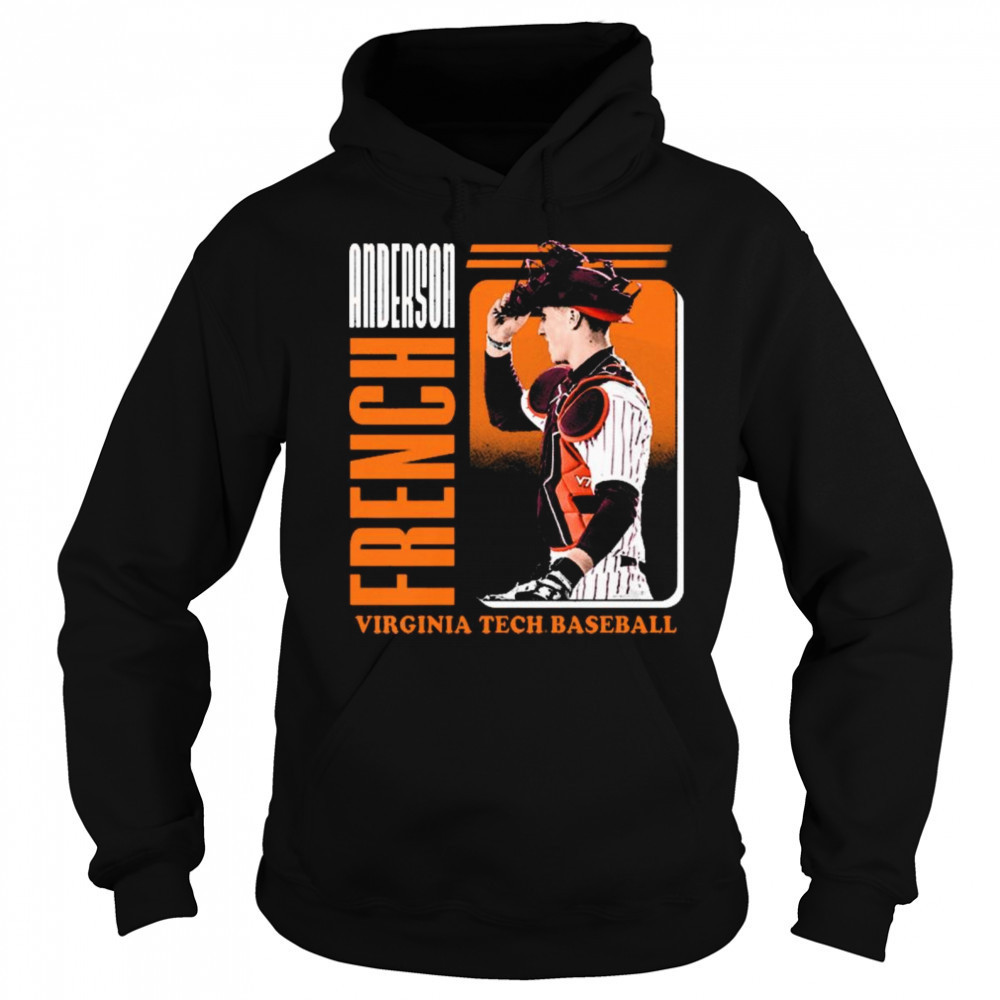 Anderson French Virginia Tech Hokies baseball NCAA Division I 2025 t-shirt Sweatshirt