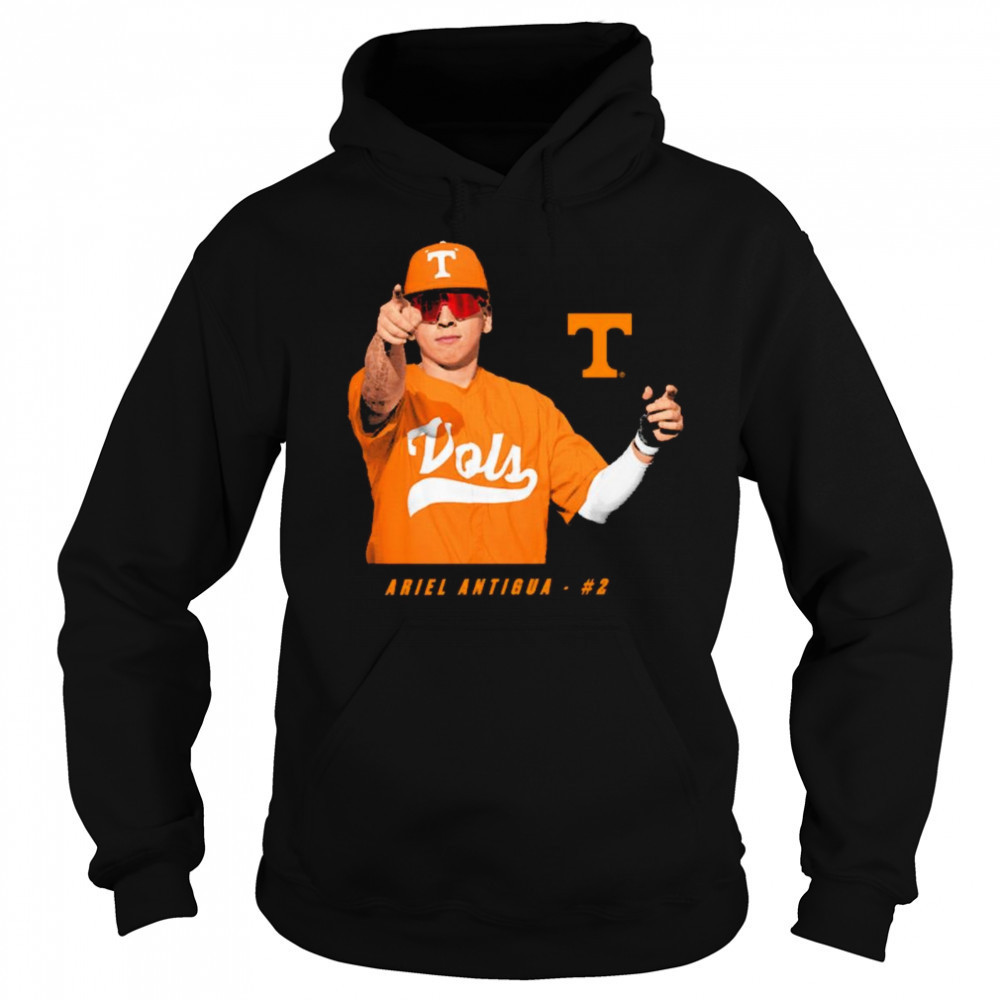 Ariel Antigua #2 Tennessee Vols Baseball NCAA Division I 2025 t-shirt Sweatshirt