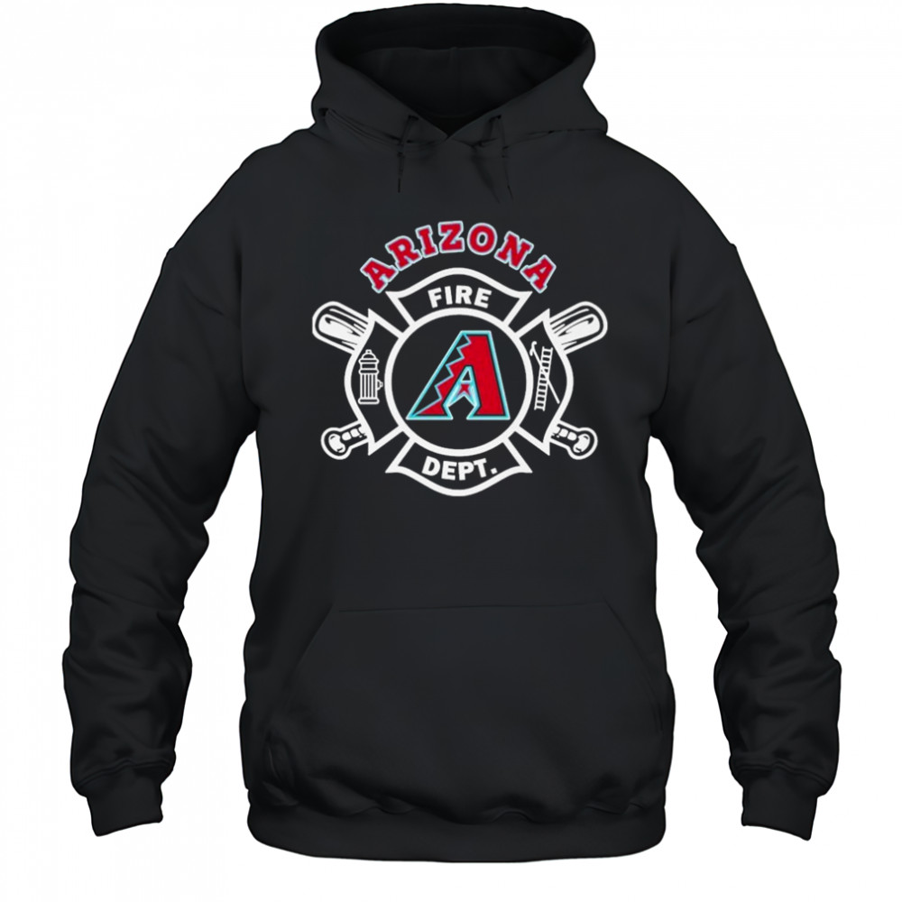Arizona Diamondbacks Fire Dept Firefighters T-shirt Hoodie