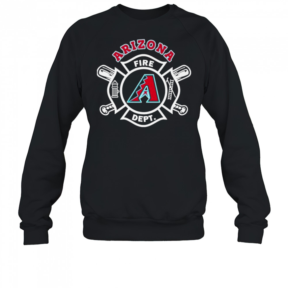 Arizona Diamondbacks Fire Dept Firefighters T-shirt Sweatshirt