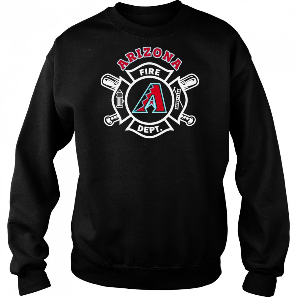 Arizona Diamondbacks Fire Dept Firefighters T-shirt Hoodie