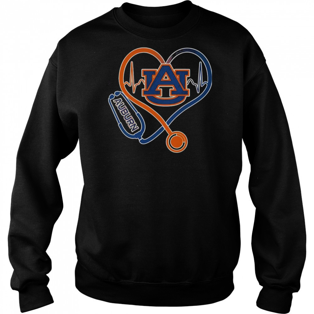 Auburn Tigers Caring Hearts Nurses T-Shirt Hoodie