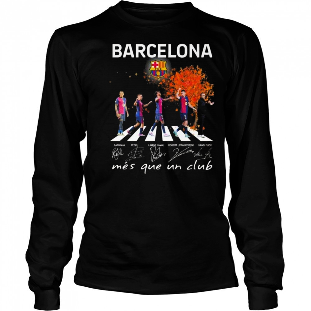 Barcelona Mes Que Un Club 2025 Shirt Long Sleeved