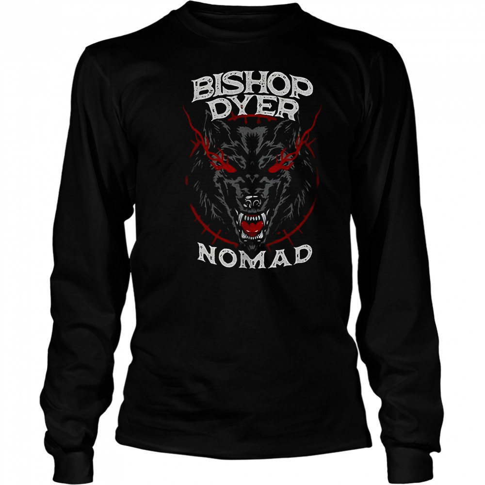 Bishop dyer lone wolf shirt Long Sleeved