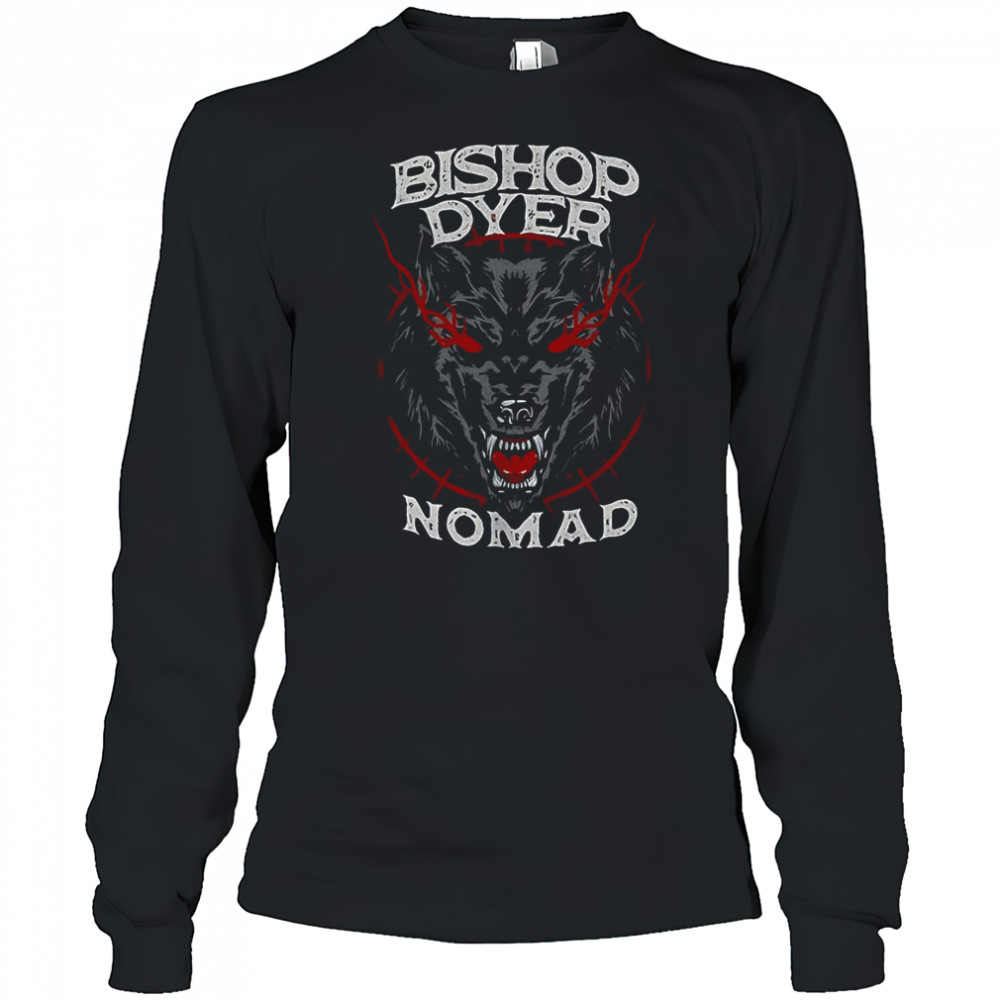Bishop dyer lone wolf shirt Long Sleeved