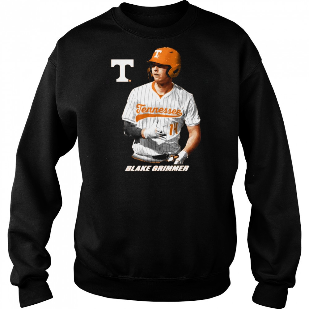 Blake Grimmer Tennessee Vols Baseball NCAA Division I 2025 t-shirt Hoodie