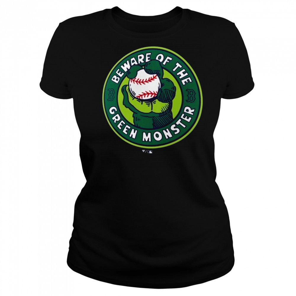 Boston Red Sox Navy Monster Hometown Shirt Women's T-shirt