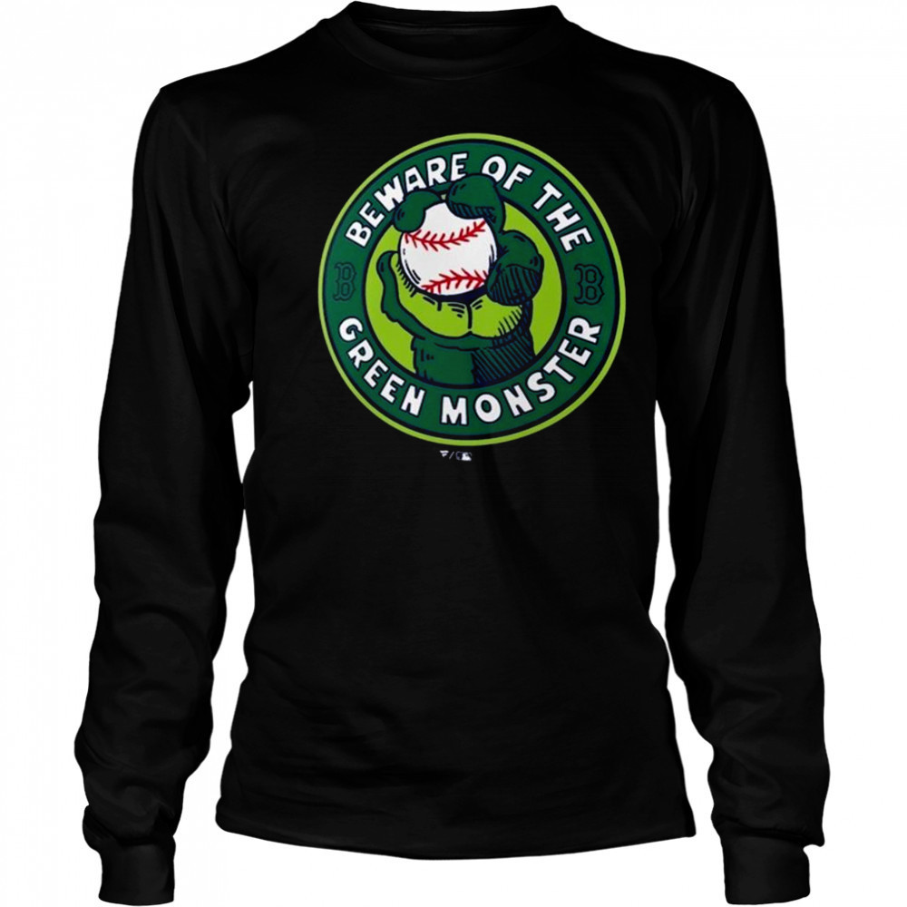 Boston Red Sox Navy Monster Hometown Shirt Long Sleeved