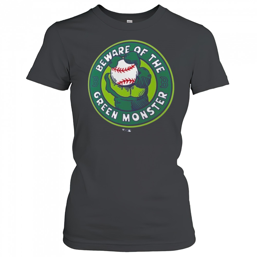 Boston Red Sox Navy Monster Hometown Shirt Women's T-shirt