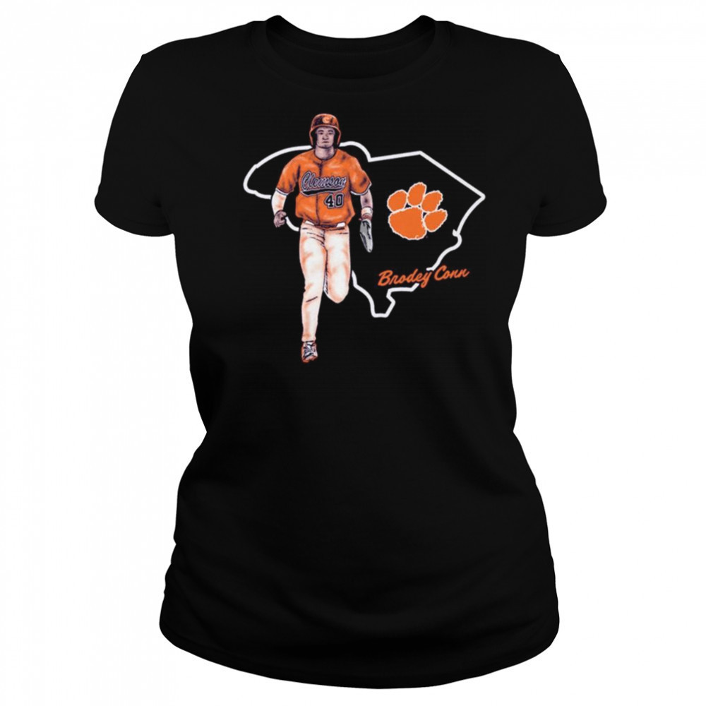 Brodey Conn Clemson Tigers Baseball State NCAA Division I 2025 t-shirt Women's T-shirt