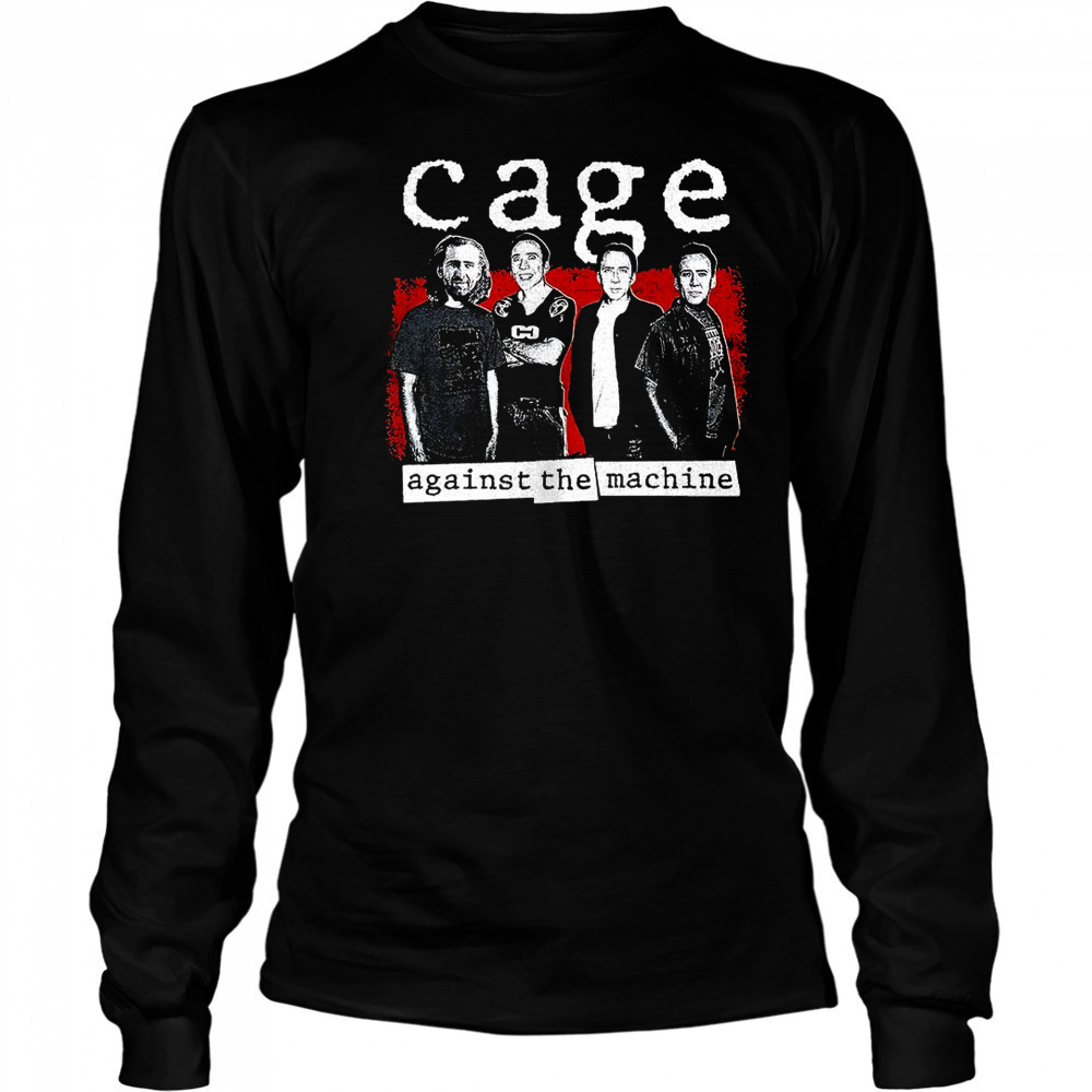 Cage against the machine shirt Long Sleeved