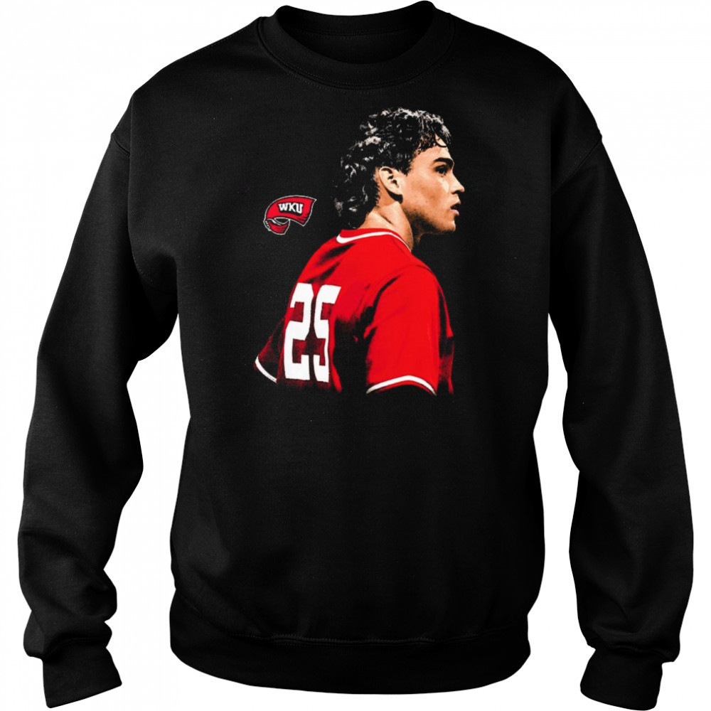 Carlos Vasquez Western Kentucky Hilltoppers baseball NCAA Division I 2025 t-shirt Hoodie