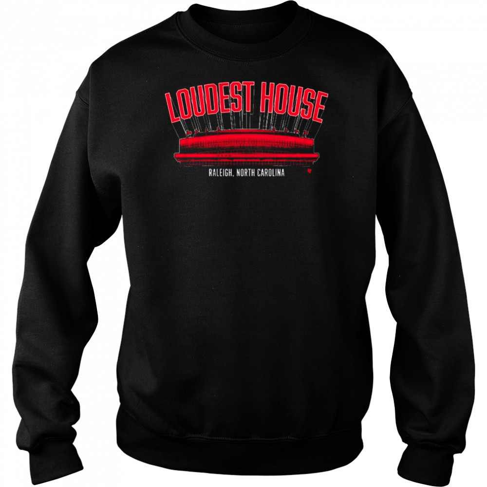 Carolina Hurricanes Hockey Loudest House Raleigh North Carolina Graphic t-shirt Hoodie
