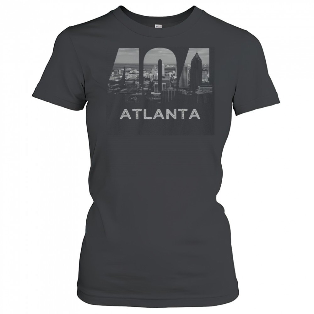City Skyline Area Code 404 Downtown Atlanta Georgia Souvenir T-Shirt Women's T-shirt