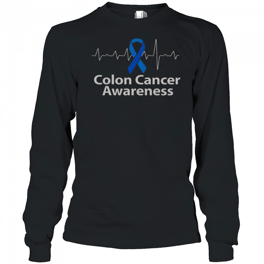 Colon Cancer Awareness Colorectal Cancer Month T-Shirt Long Sleeved