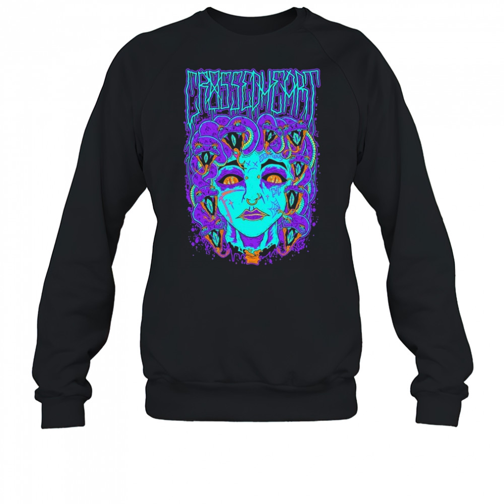 Crossed Heart Medusa T-shirt Sweatshirt