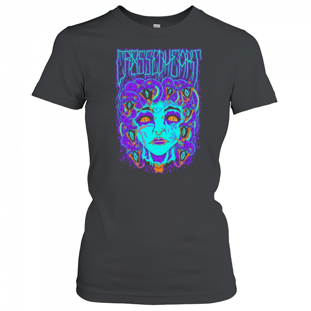Crossed Heart Medusa T-shirt Women's T-shirt