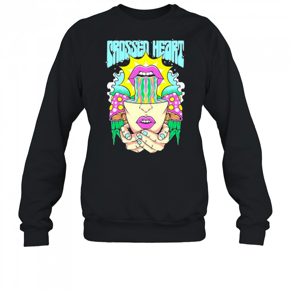 Crossed Heart Mindreader T-shirt Sweatshirt
