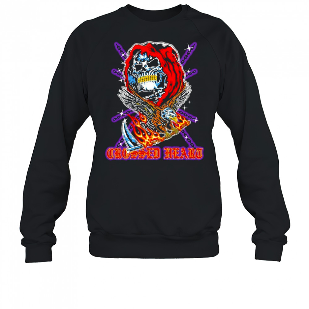 Crossed Heart No Mercy T-shirt Sweatshirt
