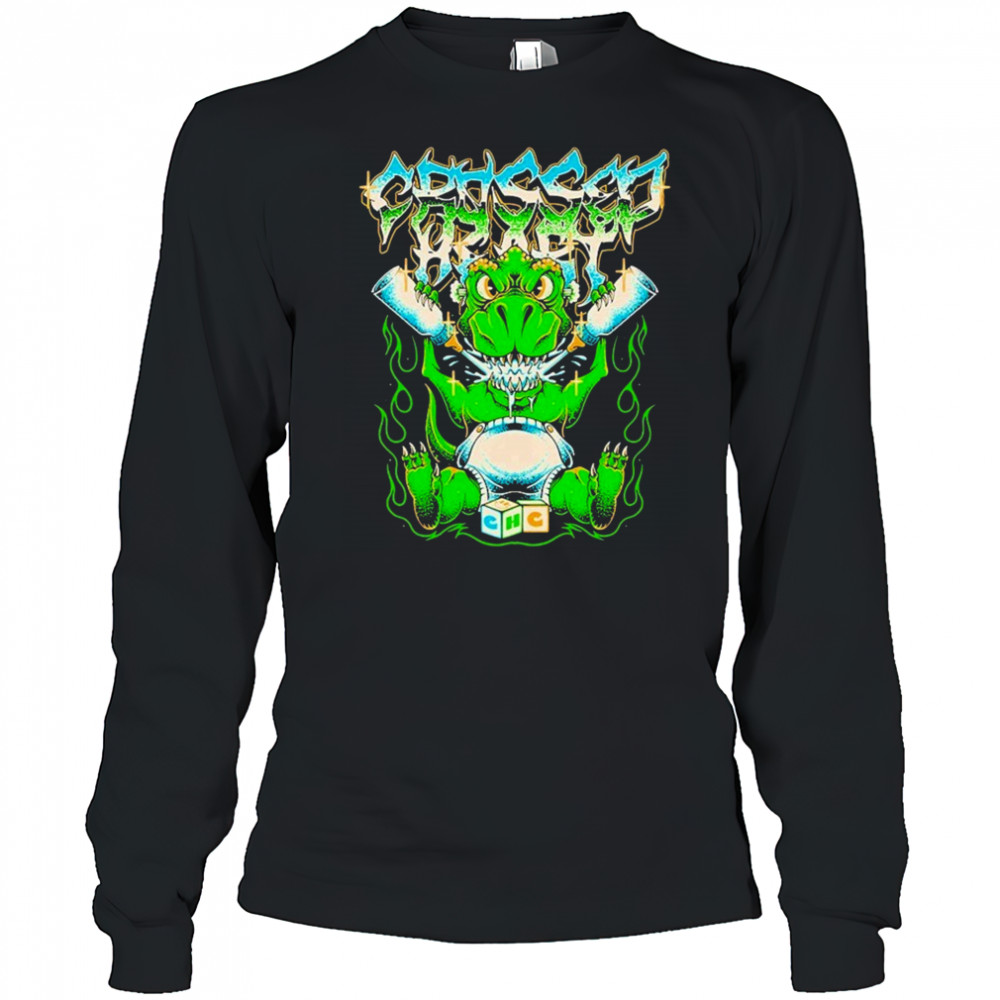 Crossed Heart Tiny Terror T-shirt Long Sleeved
