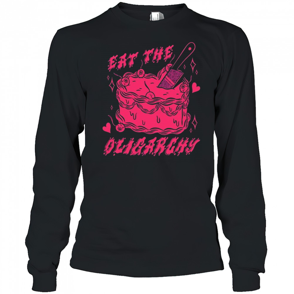 Eat The Oligarchy Knife T-shirt Long Sleeved