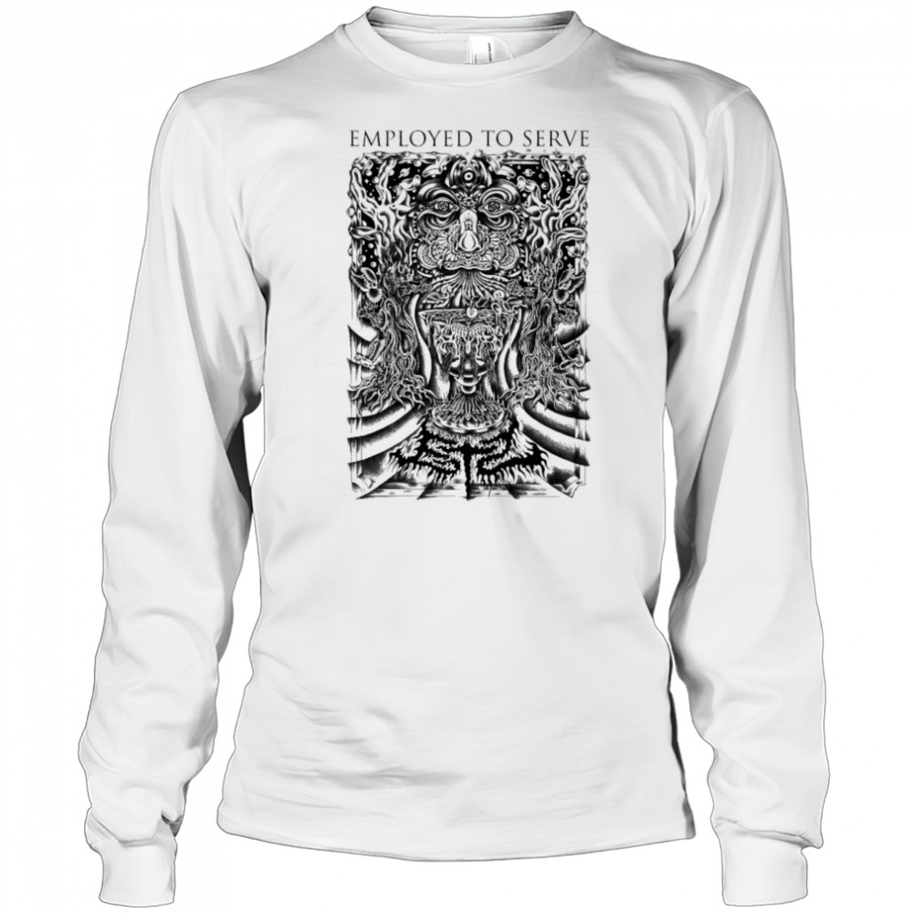 Employed To Serve Greyer T-shirt Long Sleeved