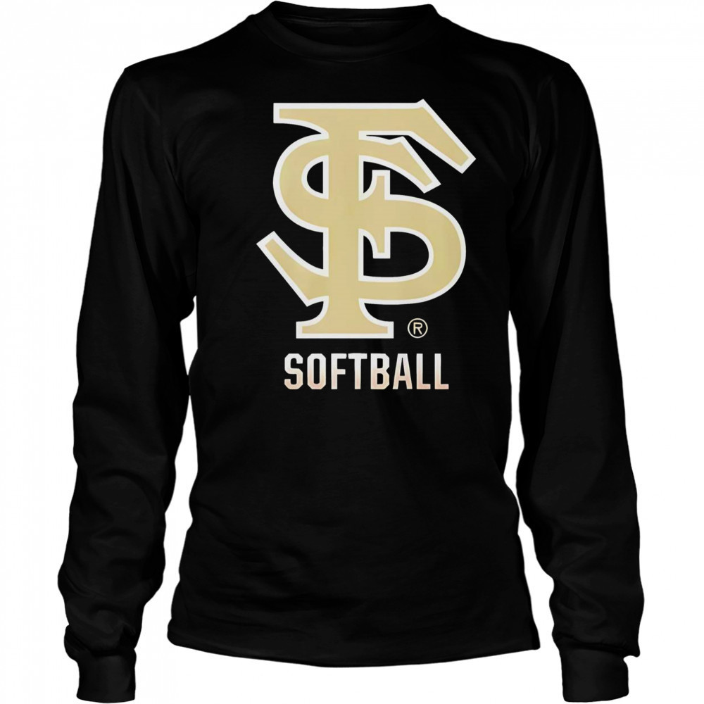 Florida State Seminoles Softball Logo T-Shirt Long Sleeved