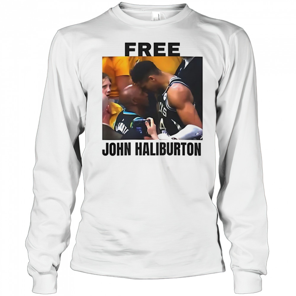 Free John Haliburton shirt Long Sleeved