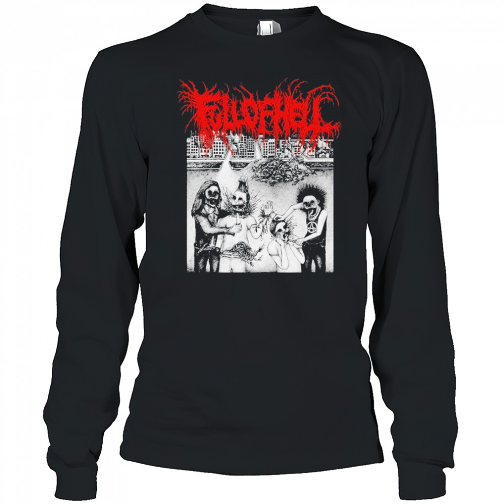 Full Of Hell Gore Punx T-shirt Long Sleeved