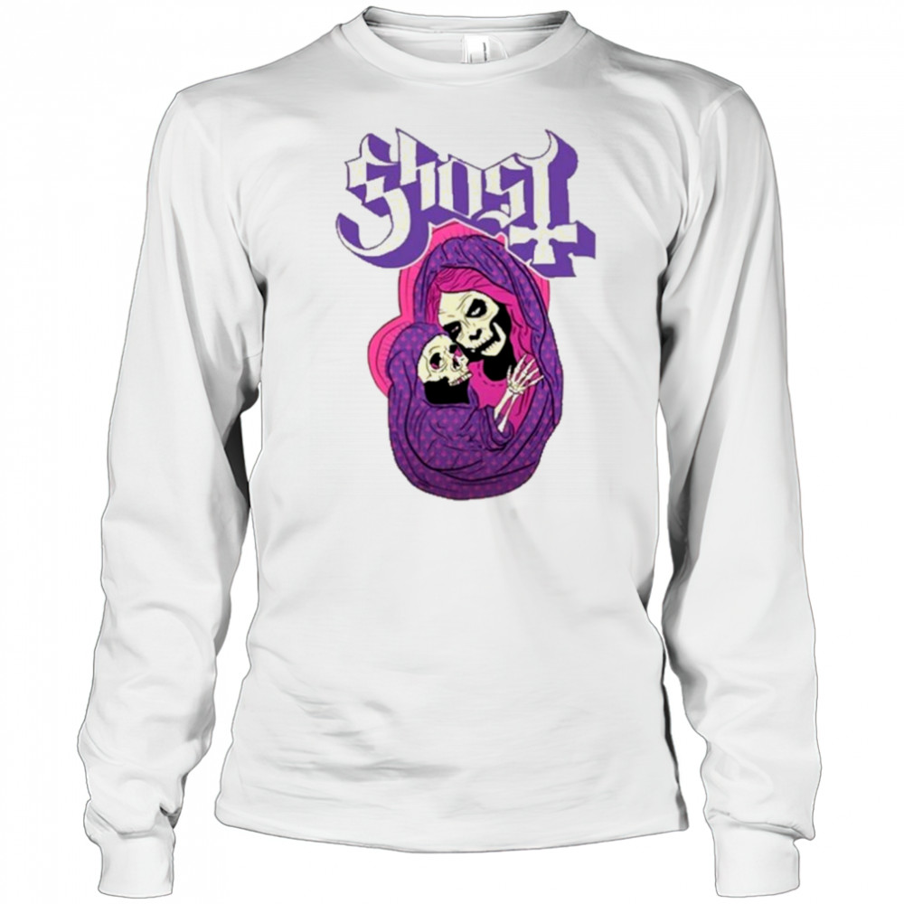 Ghost She Is The Light The Warmth The Power Without Her I Am Lost Hail Mom Painting t-shirt Long Sleeved