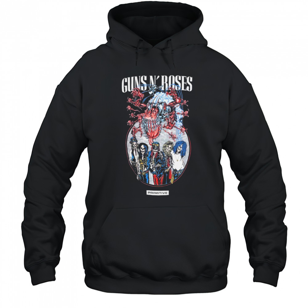 Guns N’ Roses Robo T-shirt Hoodie