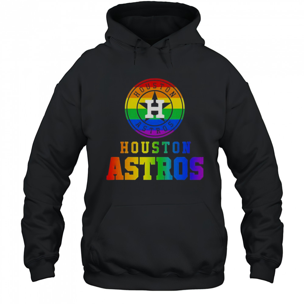 Houston Astros Pride T-Shirt Hoodie