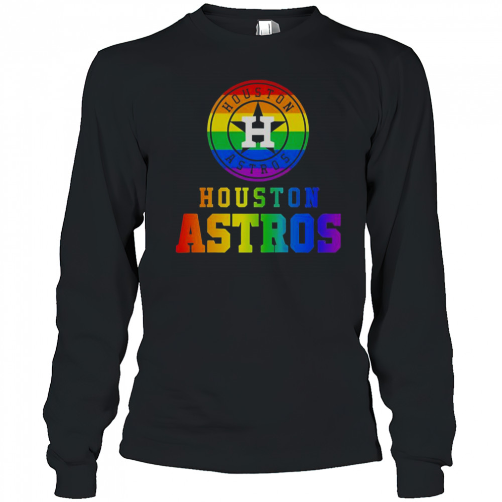 Houston Astros Pride T-Shirt Long Sleeved
