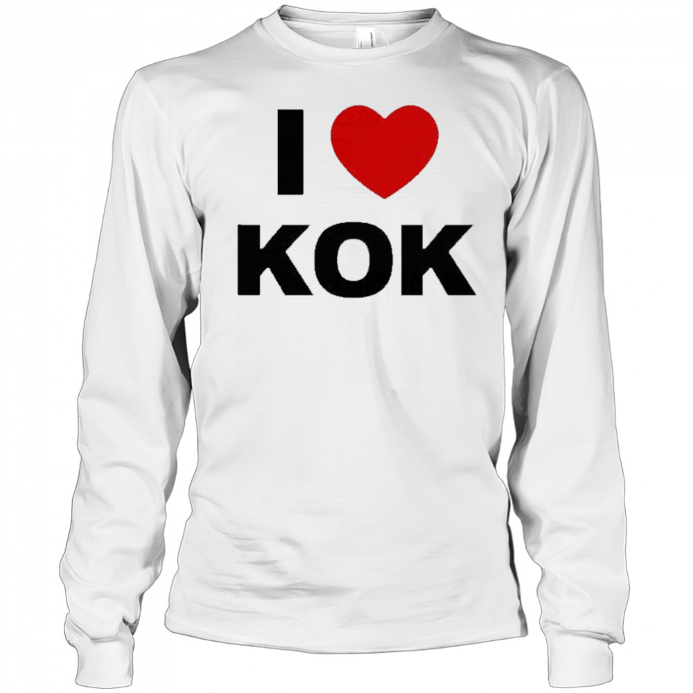 I Love Kok T-shirt Long Sleeved