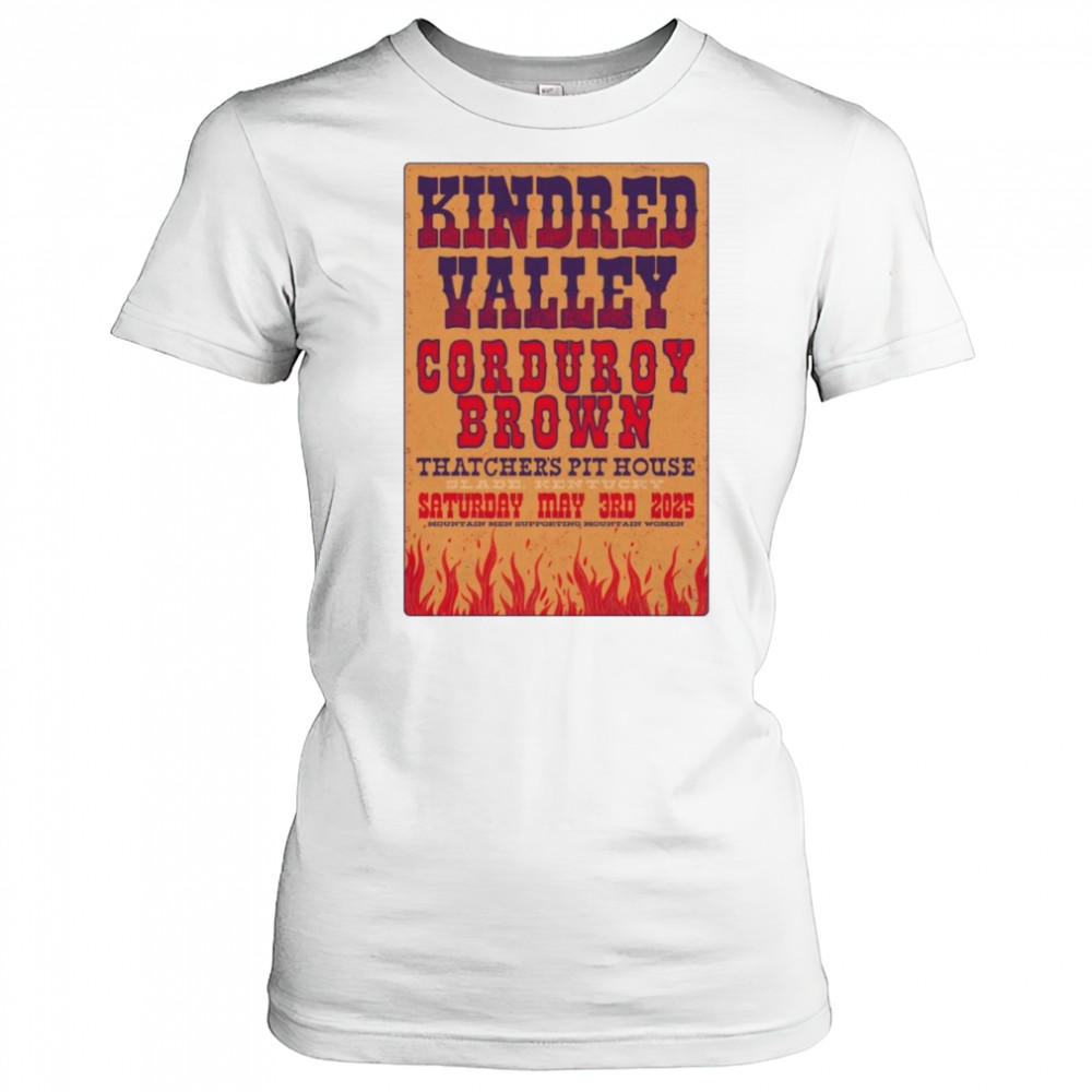 Kindred Valley At Corduroy Brown May 3 2025 Shirt Women's T-shirt