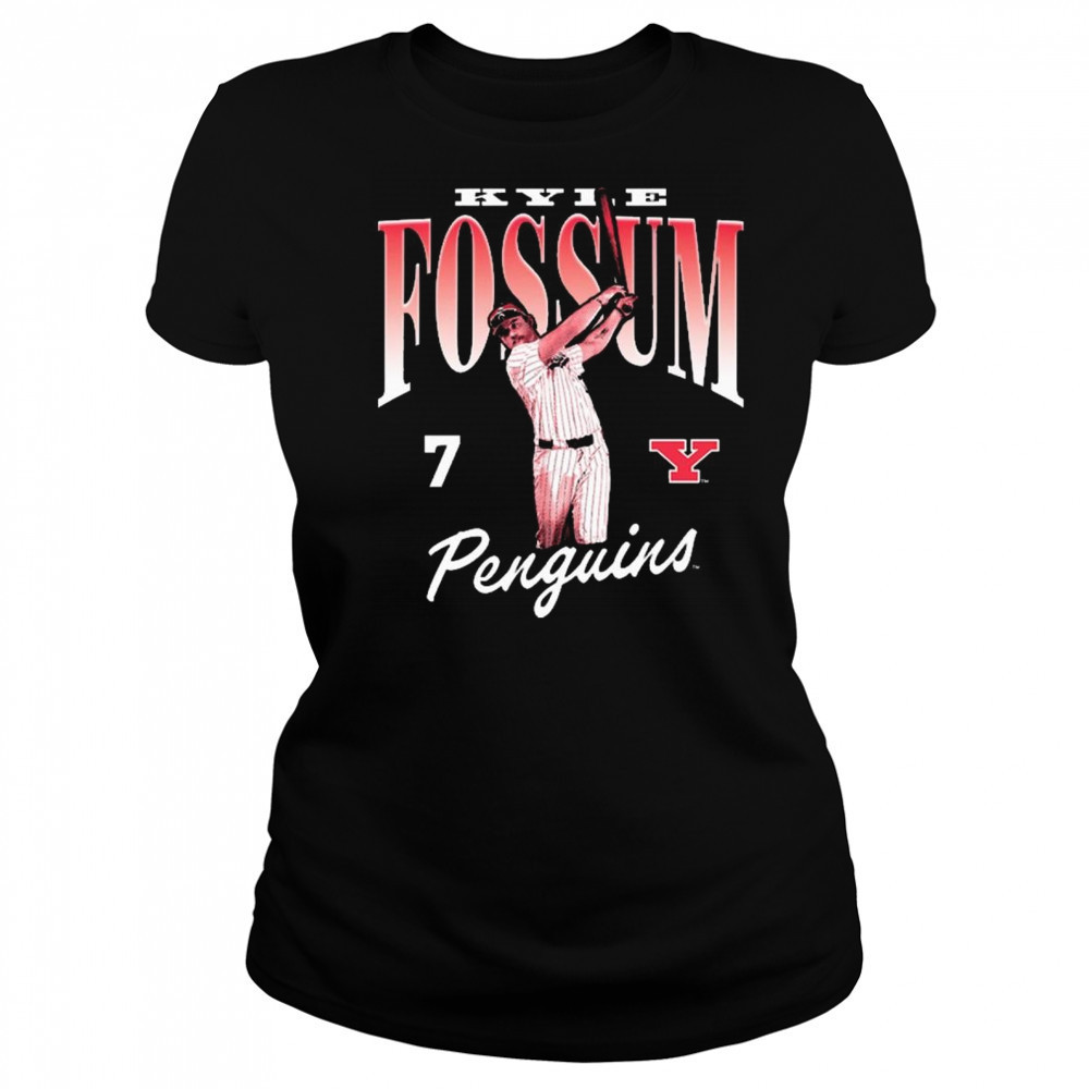 Kyle Fossum 7 Youngstown State Penguins baseball NCAA Division I 2025 t-shirt Women's T-shirt