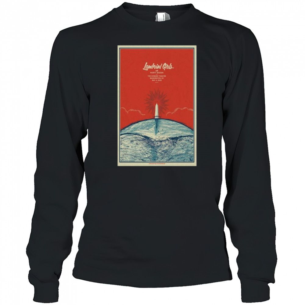 Lambrini Girls Concert Washington, D.C May 4, 2025 Shirt Long Sleeved