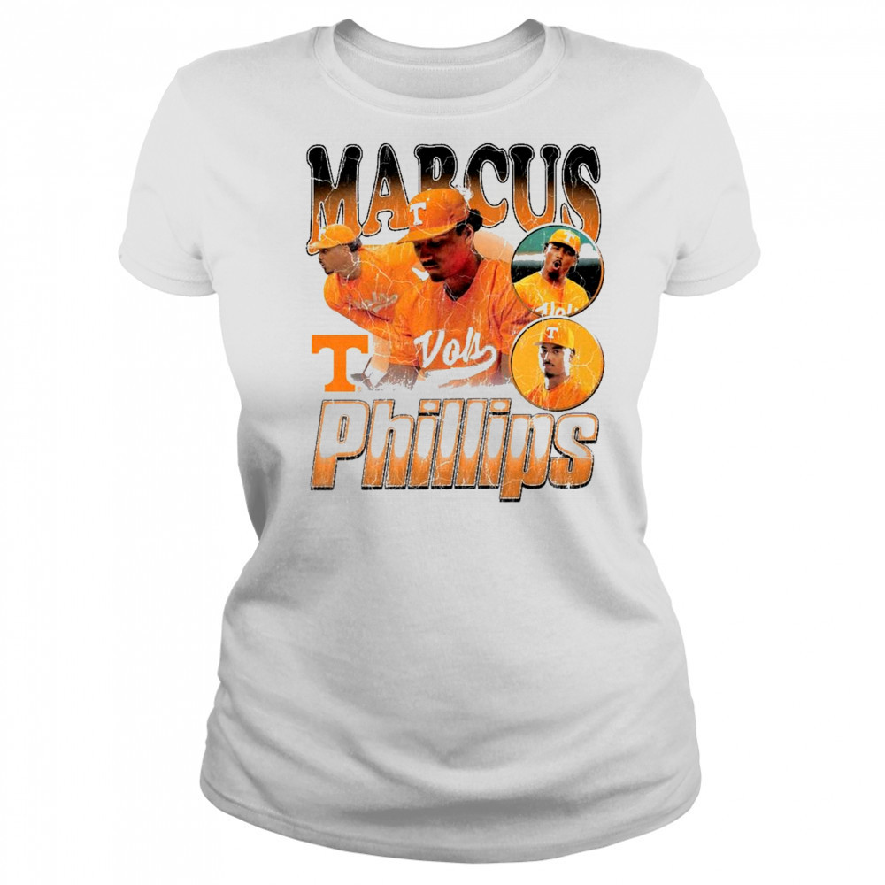 Marcus Phillips Tennessee Vols Baseball NCAA Division I 2025 90s Graphic t-shirt Women's T-shirt