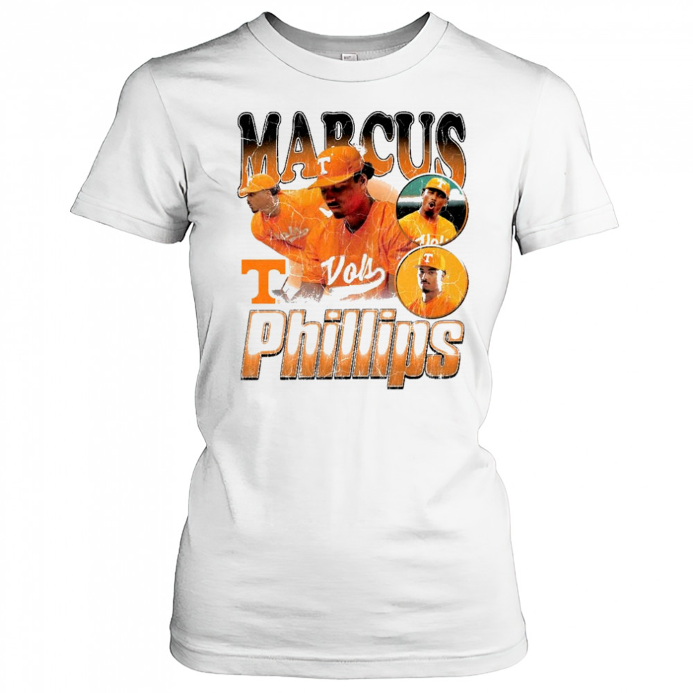 Marcus Phillips Tennessee Vols Baseball NCAA Division I 2025 90s Graphic t-shirt Women's T-shirt