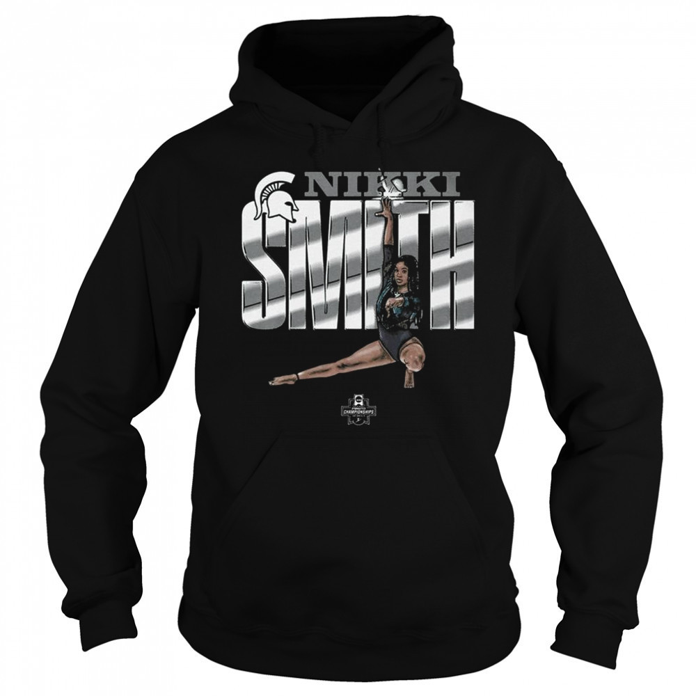 Nikki Smith Illustrated Michigan State Spartans NCAA gymnastics Championships 2025 t-shirt Sweatshirt