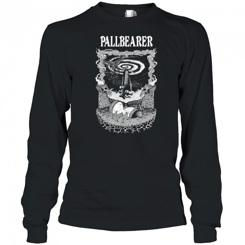 Pallbearer Silver Wings Hourglass T-shirt Long Sleeved