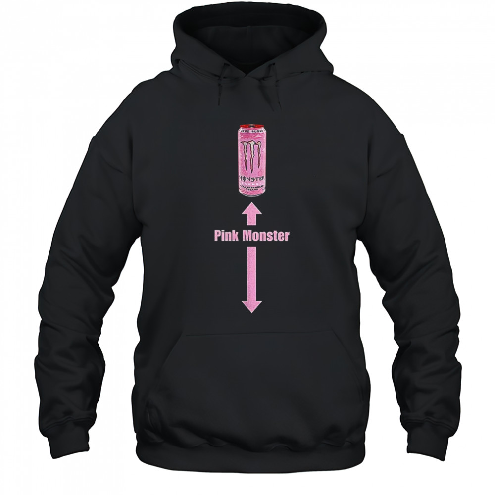 Pink Monster shirt Hoodie