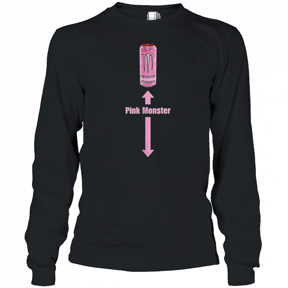 Pink Monster shirt Long Sleeved